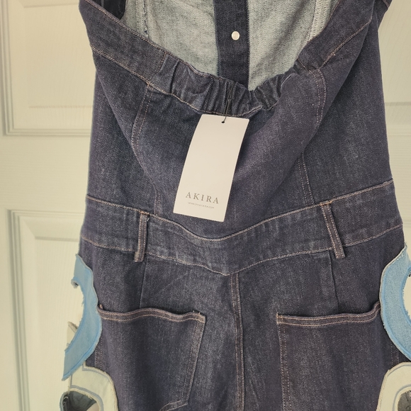 Akira HEART EYES FOR YOU DENIM JUMPSUIT - Picture 12 of 16